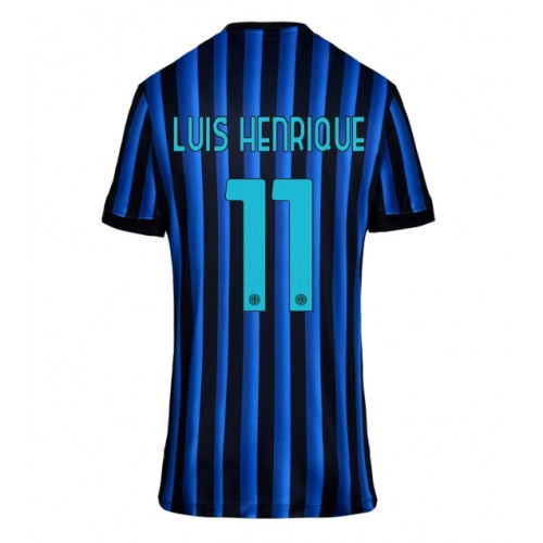 Lacne Ženy Futbalové dres Inter Milan Luis Henrique #11 2025-26 Krátky Rukáv - Domáci Lacne Ženy Futbalové dres Inter Milan Luis Henrique #11 2025-26 Krátky Rukáv - Domáci